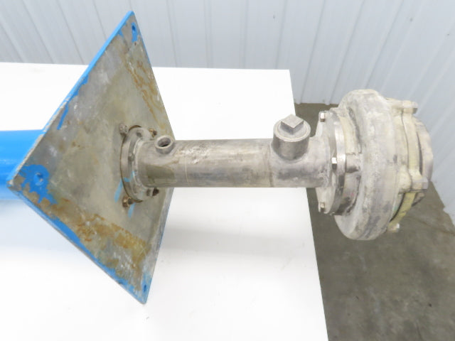 Sanwa Type VM Stainless Centrifugal Pump 1.5x2" Flanged 5Hp 3450 RPM 460V 3PH