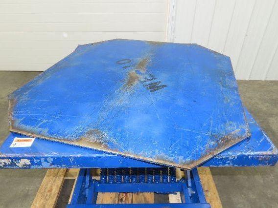 AMI Spring Loaded Industrial Pallet Load Leveler 3500lbs 42x46" Swivel Top
