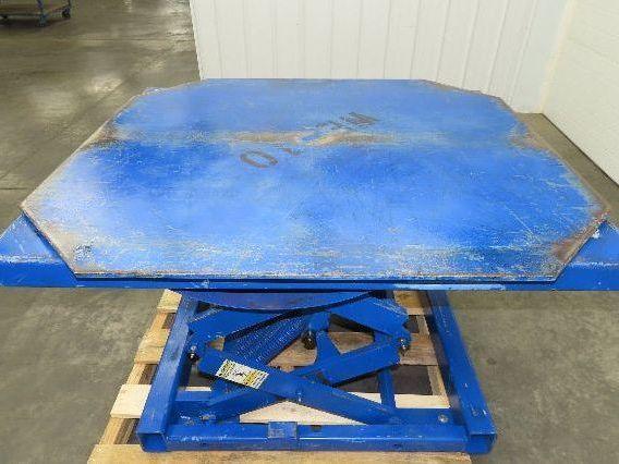 AMI Spring Loaded Industrial Pallet Load Leveler 3500lbs 42x46" Swivel Top