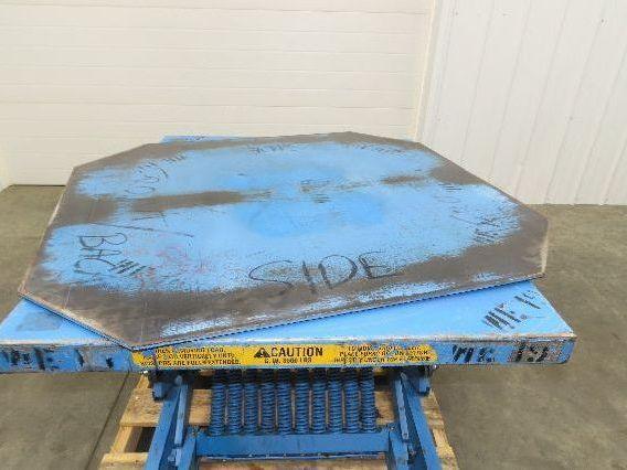 AMI Spring Loaded Industrial Pallet Load Leveler 3500lbs 42x46" Swivel Top