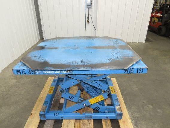AMI Spring Loaded Industrial Pallet Load Leveler 3500lbs 42x46" Swivel Top