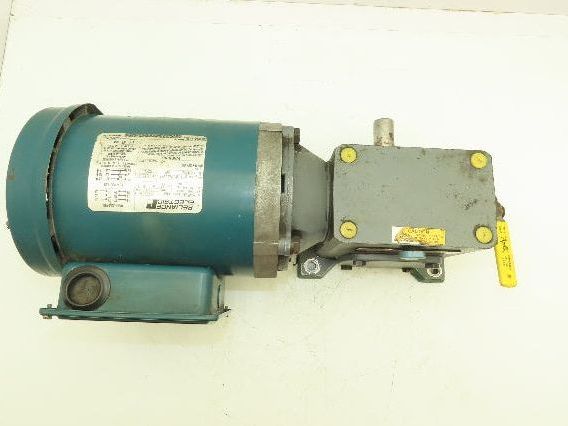 Boston Gear Reliance Gearmotor 40:1 Reducer 43 RPM .75Hp 230/460V 3PH 56C LH