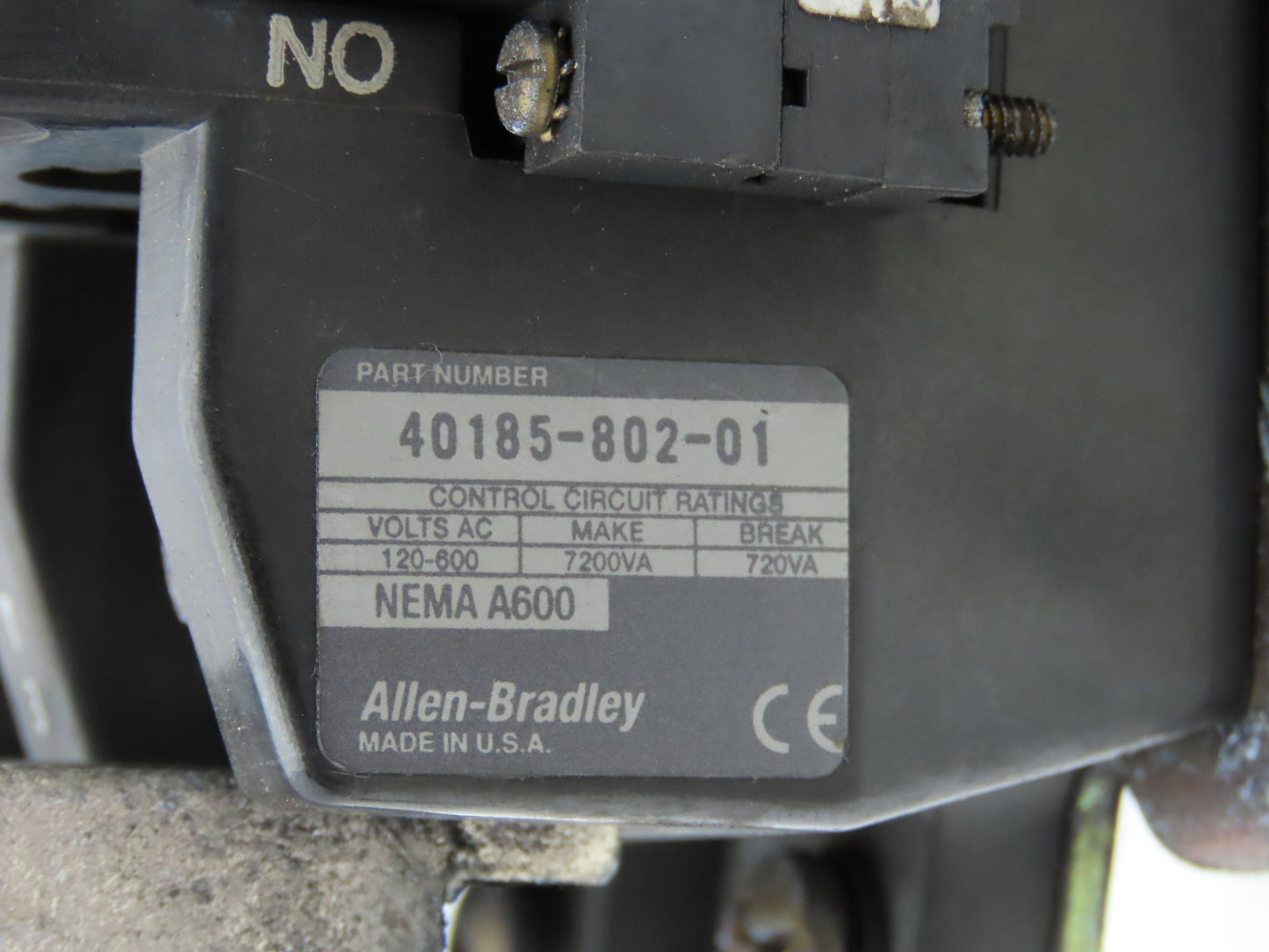 Allen Bradley 505-EOD NEMA Size 4 Reversing Motor Starter 3Ph 100HP 120V Coil