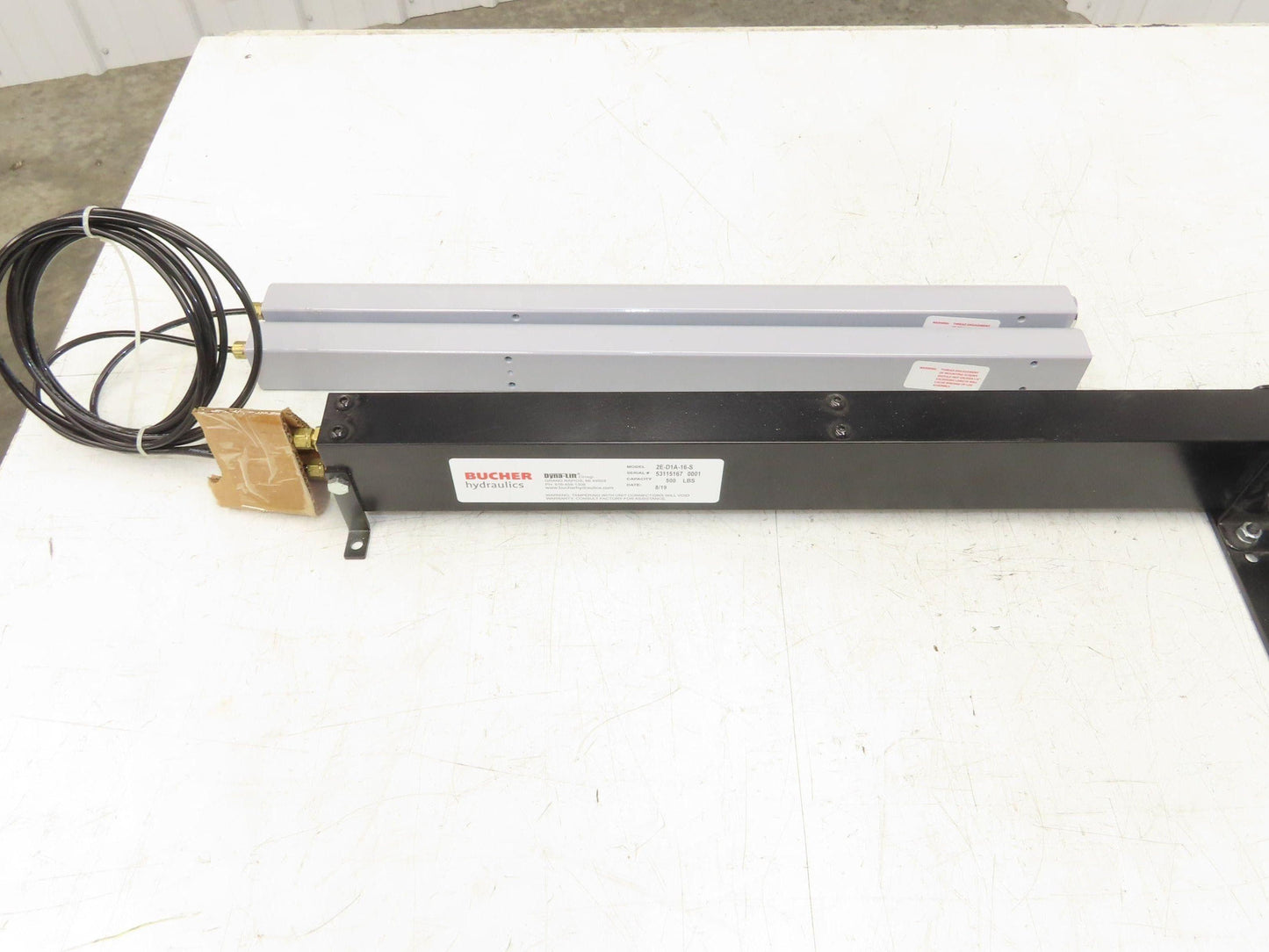 Bucher Dyna-Lift 2E-D1A-16-S 2-Post Electric Table Lift 16" Adj Height Workbench