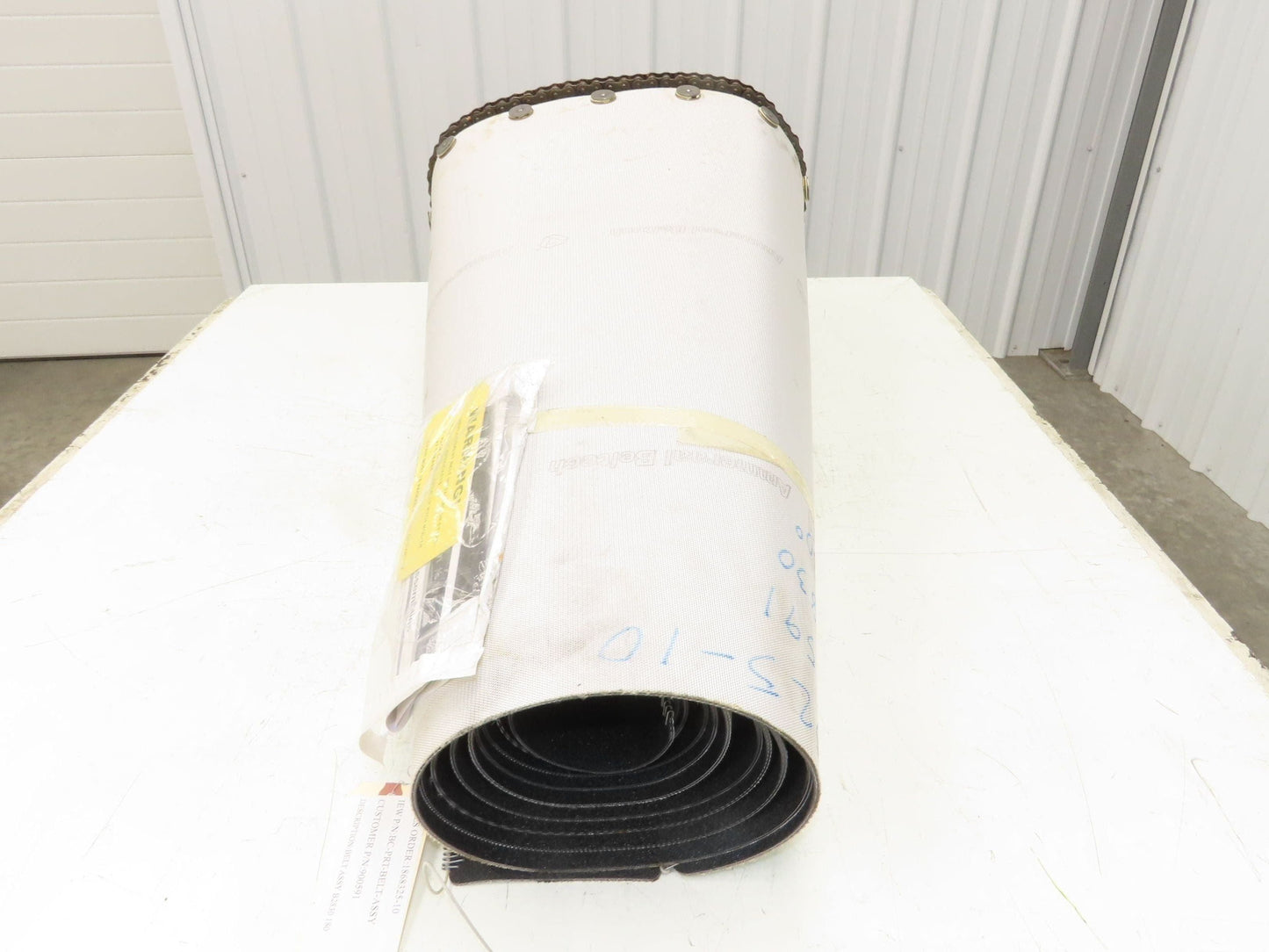 Portec Flomaster Conveyor Belt 30"x 180° Curve Chain Drive Friction Top Beltech