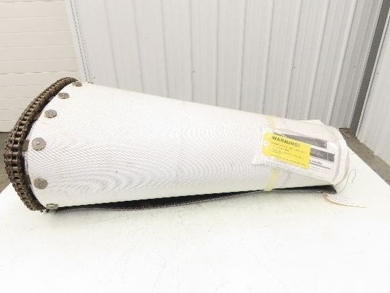 Portec Flomaster Conveyor Belt 30"x 180° Curve Chain Drive Friction Top Beltech