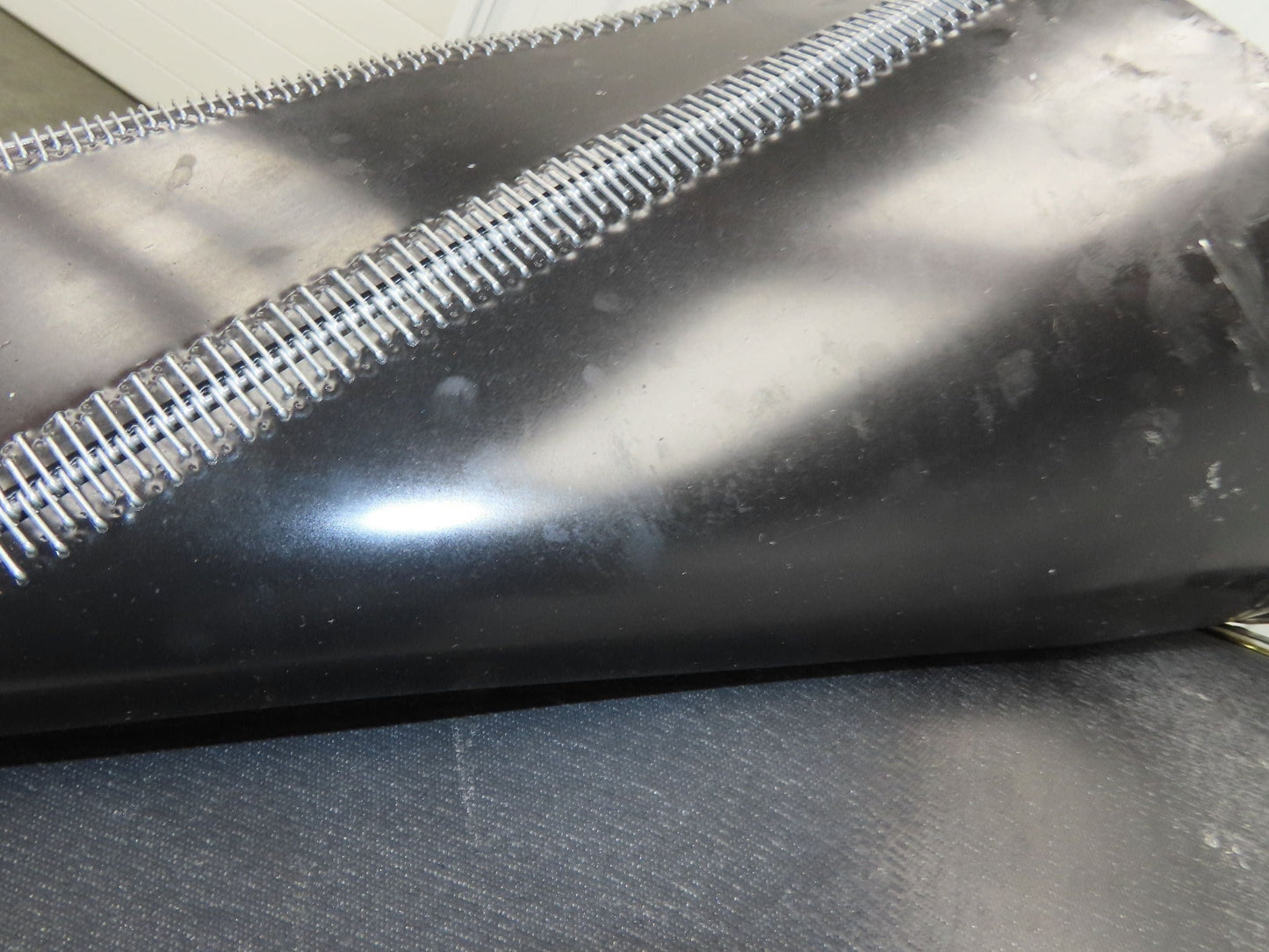 Portec Flomaster Conveyor Belt 30"x 150° Curve Chain Drive Smooth Top Beltech