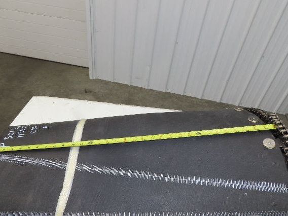 Portec Flomaster Conveyor Belt 30"x 150° Curve Chain Drive Smooth Top Beltech