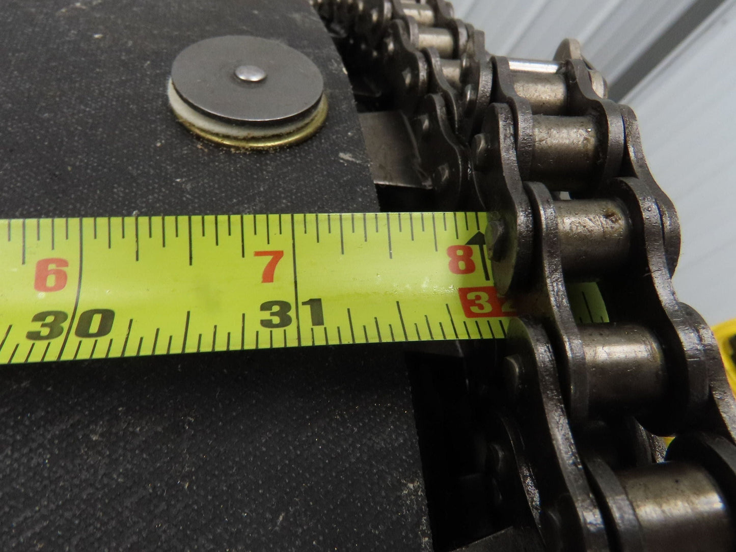 Portec Flomaster Conveyor Belt 30"x 150° Curve Chain Drive Smooth Top Beltech