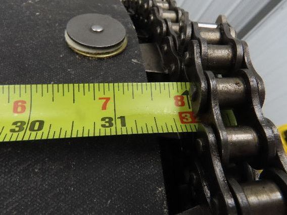 Portec Flomaster Conveyor Belt 30"x 150° Curve Chain Drive Smooth Top Beltech