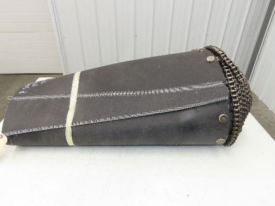 Portec Flomaster Conveyor Belt 30"x 150° Curve Chain Drive Smooth Top Beltech