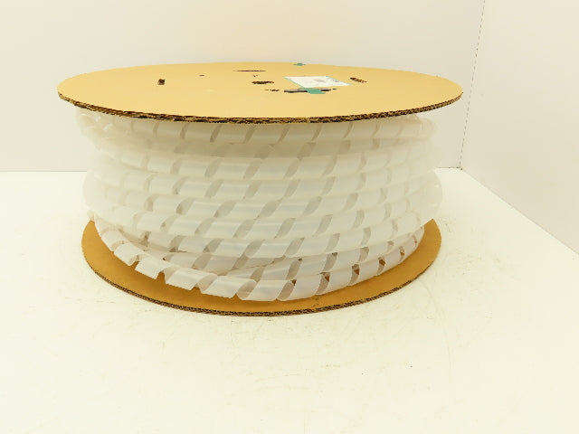 Panduit T100F-C Spiral Wrap Cable Sleeve Tubing 1"x 100' Polyethylene Natural