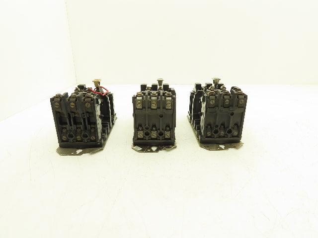 Allen Bradley 509-BOD 509-AOD Starter Overload Relay 120V Coil 600V Lot of 3
