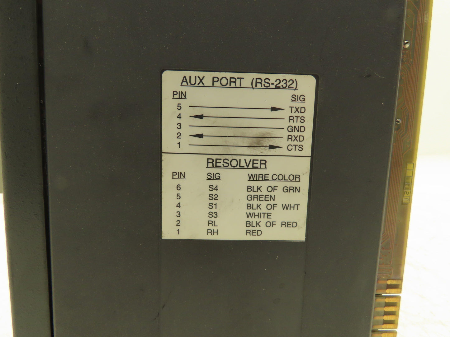 Patriot Gemco 1771-PLS Programmable Control Module Software Ver 1771f203