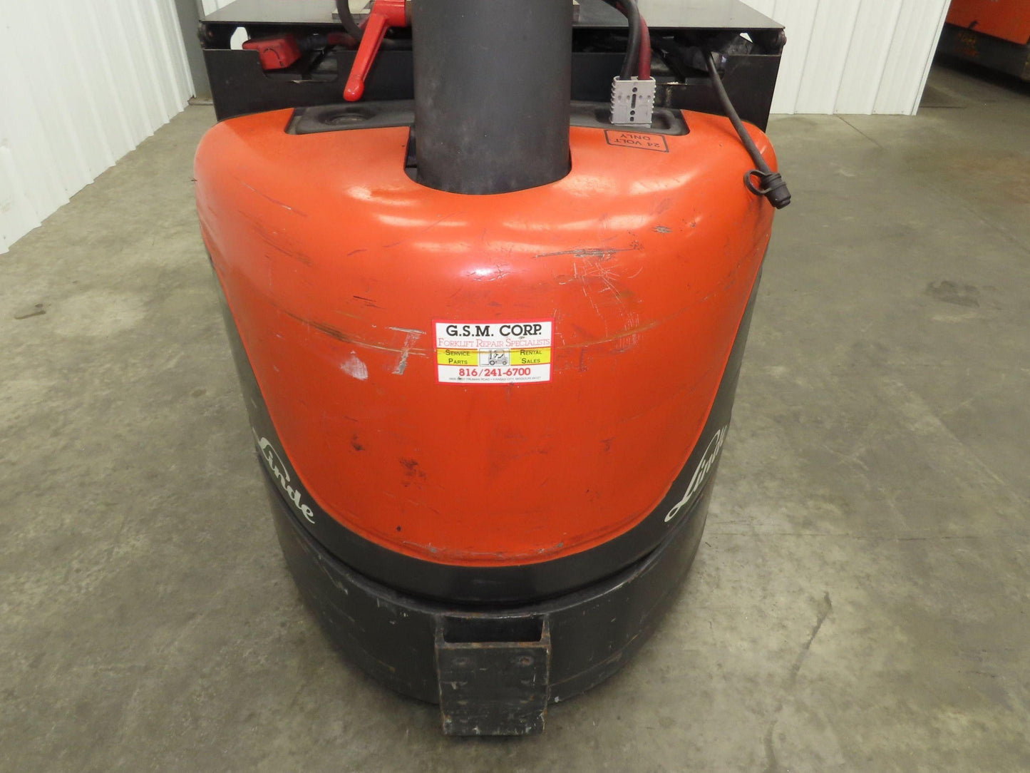 Linde ETR Electric Warehouse Walk Ride Pull Truck 24VDC Tow Tractor