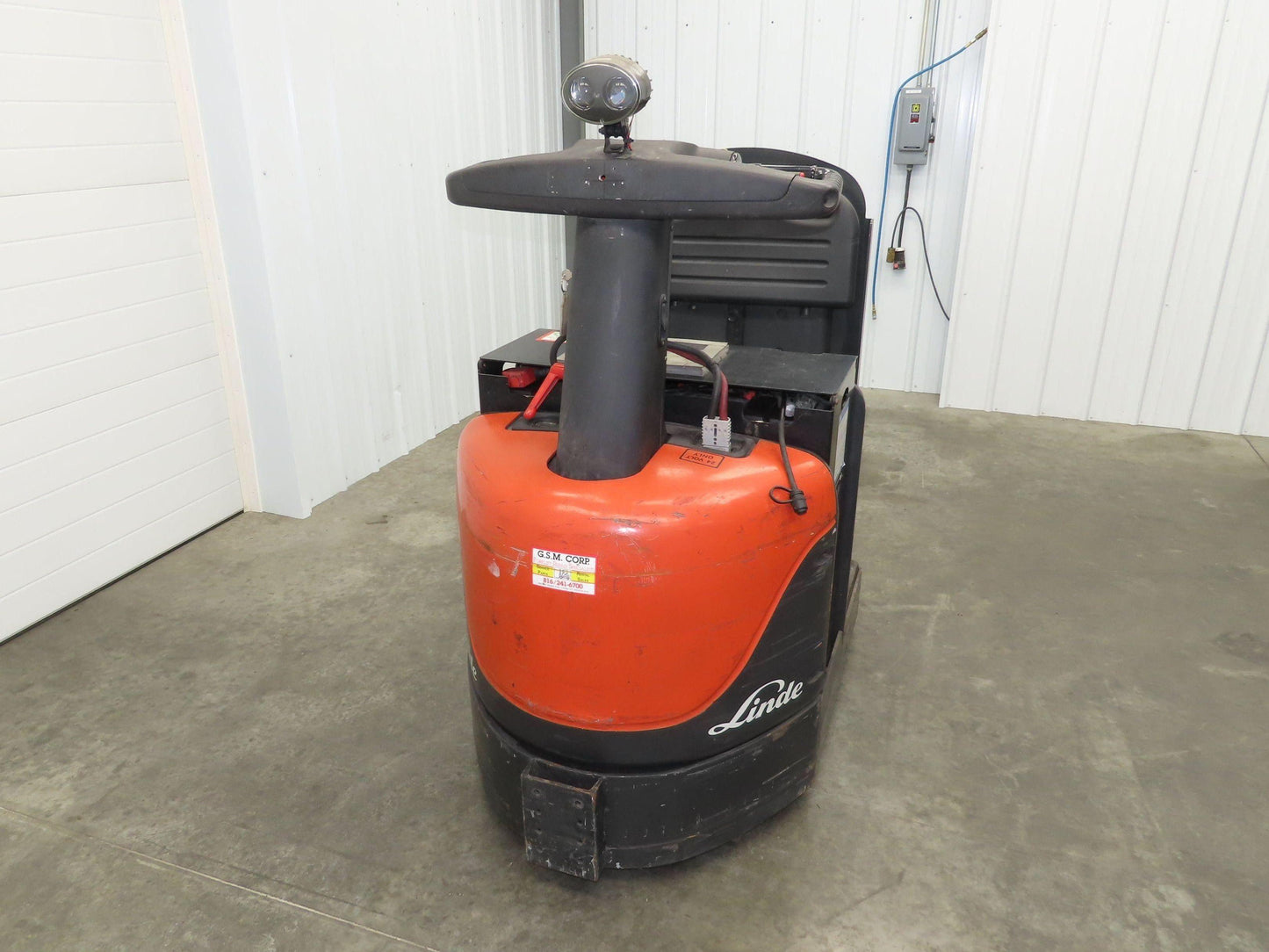 Linde ETR Electric Warehouse Walk Ride Pull Truck 24VDC Tow Tractor