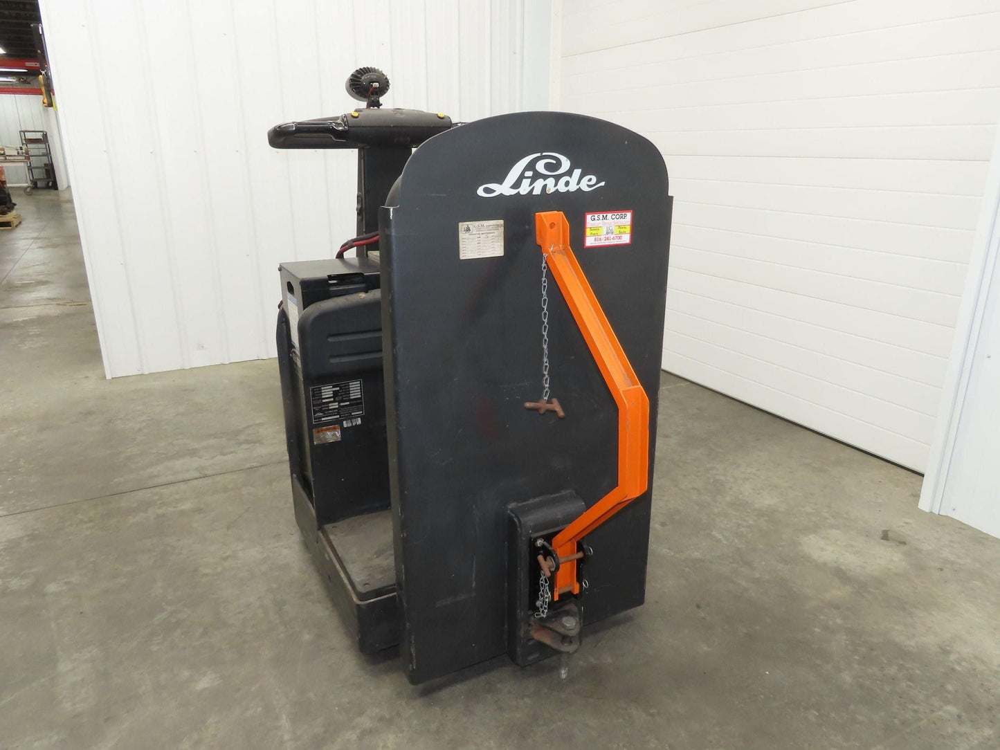 Linde ETR Electric Warehouse Walk Ride Pull Truck 24VDC Tow Tractor