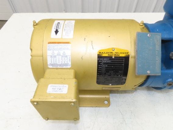 Scot Model 17 Cast Iron Centrifugal Pump 2x2" NPT 200 GPM 5Hp 230/460V 3PH 182JM