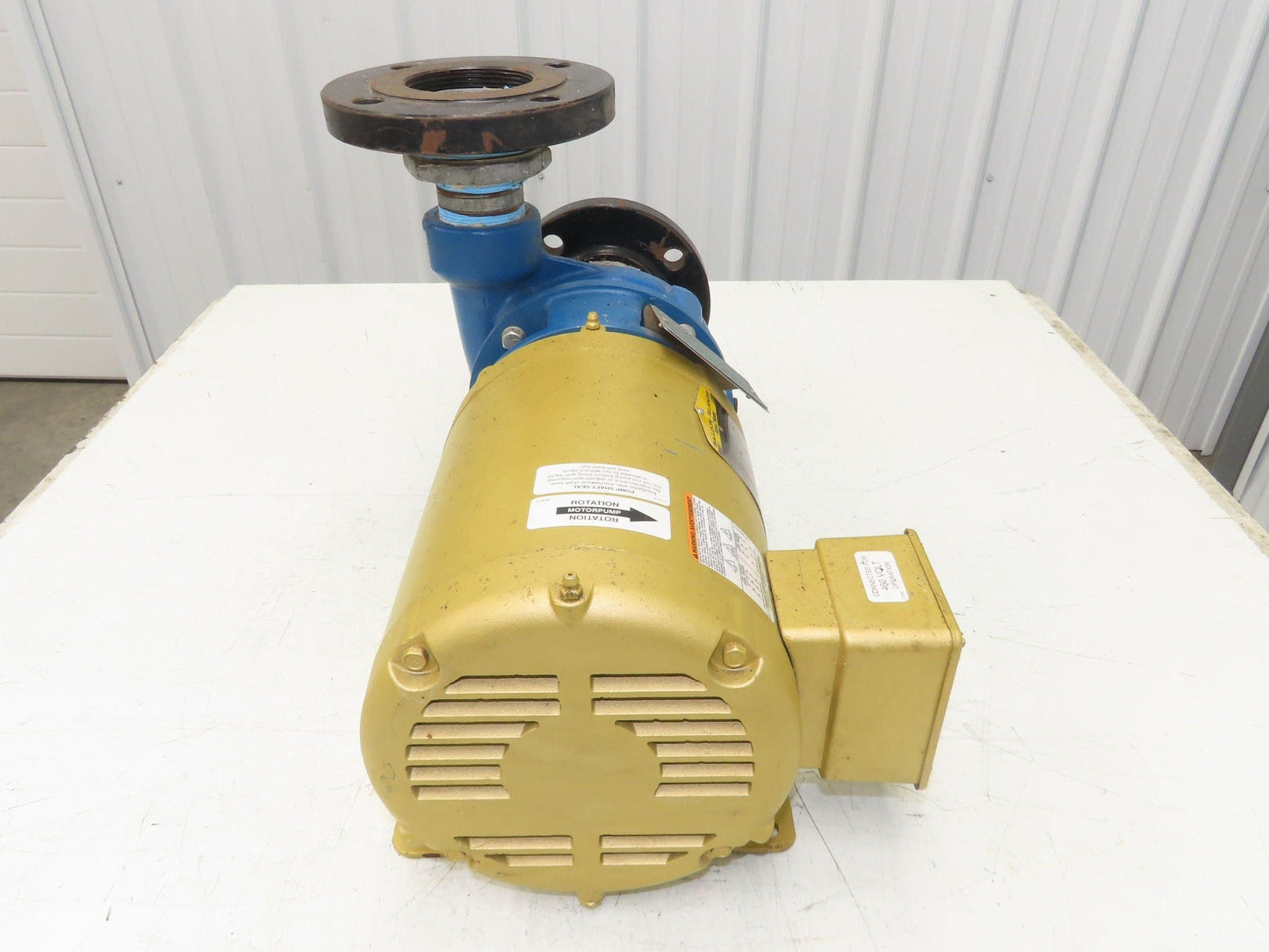 Scot Model 17 Cast Iron Centrifugal Pump 2x2" NPT 200 GPM 5Hp 230/460V 3PH 182JM