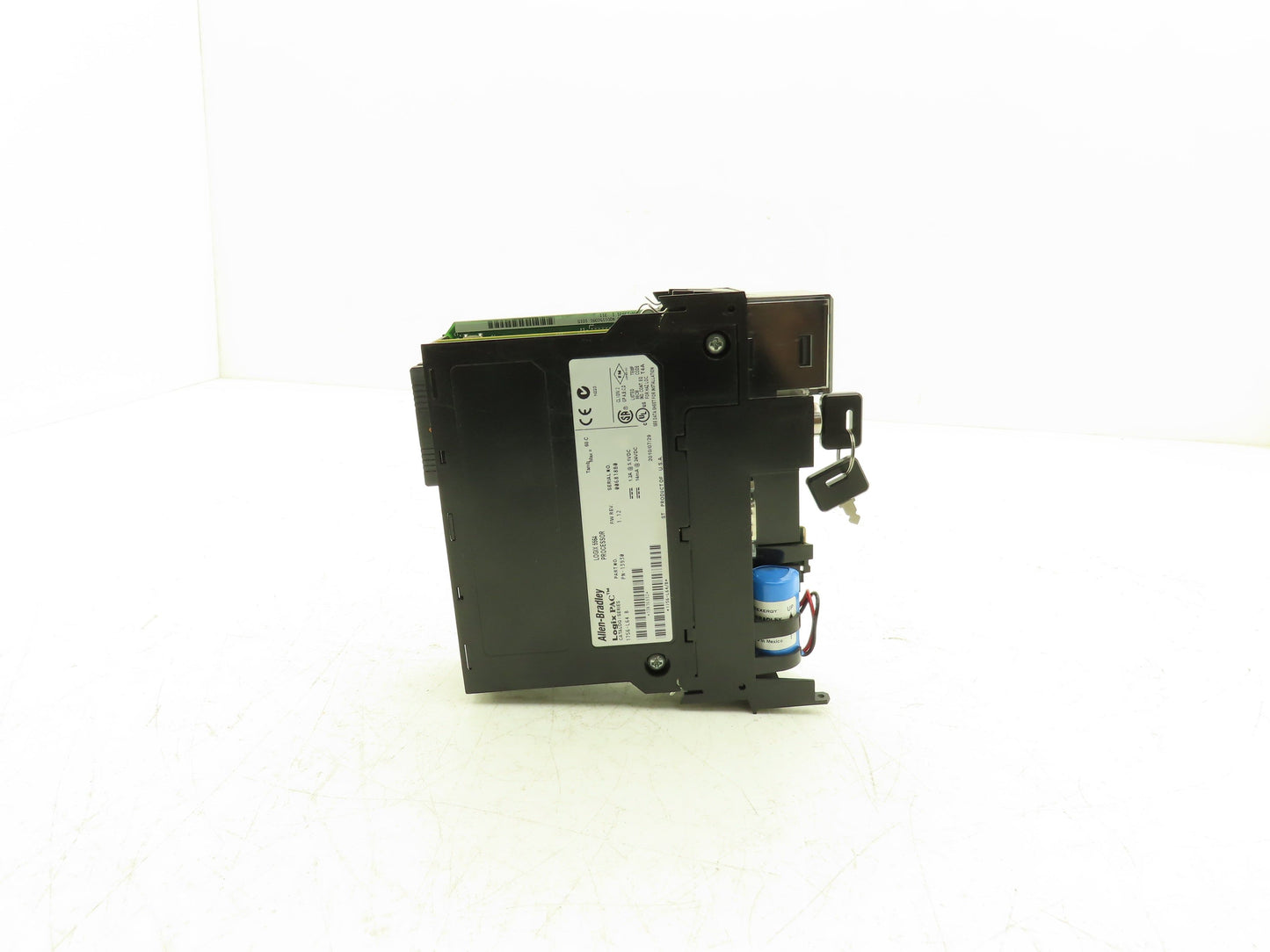 Allen Bradley 1756-L64 Logix 5564 Processor Ser B FW 1.12 With Key MISSING DOOR
