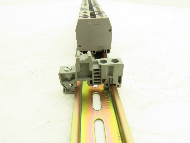 Entrelec 5118 5120 Terminal 600v 6mm² 50A 24-8AWG 10mm² 70A 18-6AWG Lot of 59