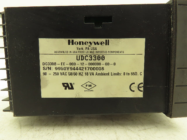 Honeywell DC330B-EE-000-12-000000-00-0 UDC3300 Digital Temperature Controller