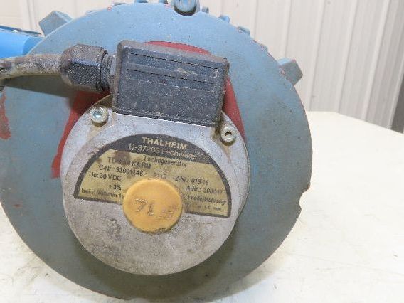 Lenze DF 90 L4 TA AC Motor 3HP 1680RPM 277/480V 3PH IEC 90 Thalheim Encoder