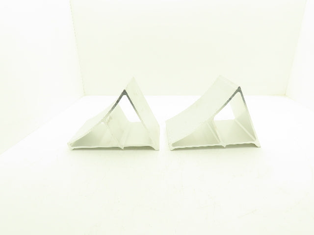 Dayton Grainger 5A347 Aluminum Grooved Wheel Tire Chock 7"W 11"L 8"H Set of 2