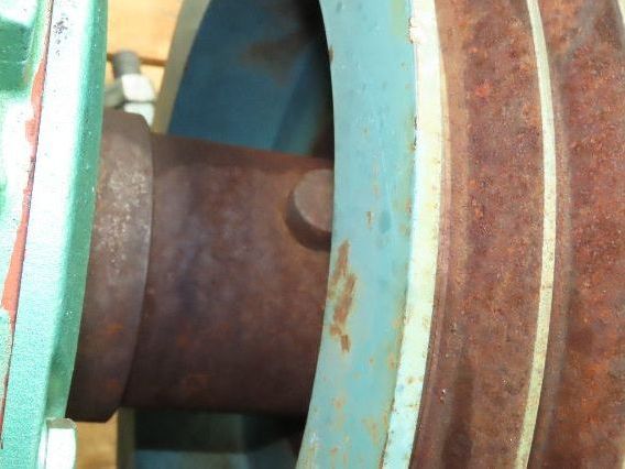 Weg PBLN300-12-586/7F2 AC Motor 300Hp 365A 1190 RPM 460V 3PH Delta Wye 586/7T