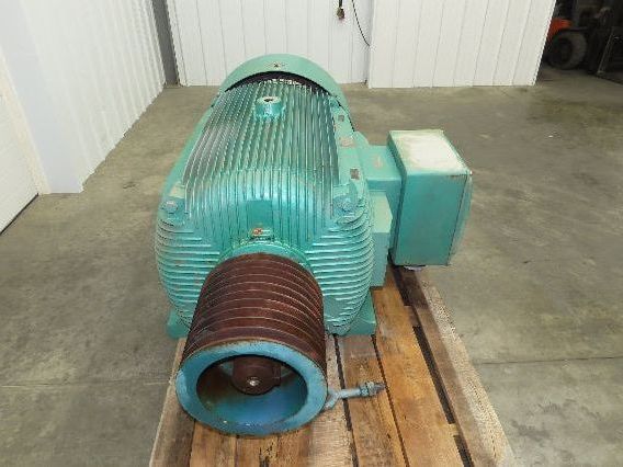 Weg PBLN300-12-586/7F2 AC Motor 300Hp 365A 1190 RPM 460V 3PH Delta Wye 586/7T