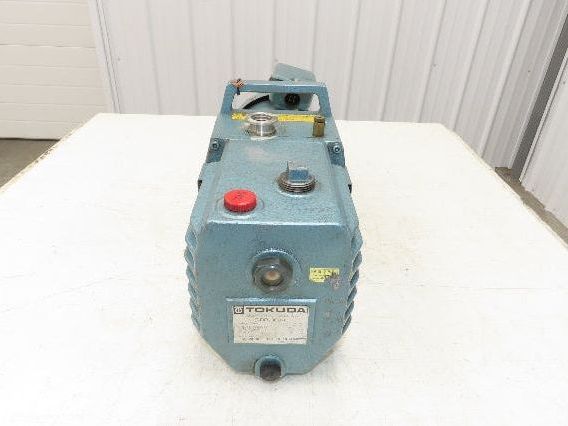 Tokuda DRP-360II Rotary Vane Vacuum Pump 360L/Min 1Hp 220V 3PH