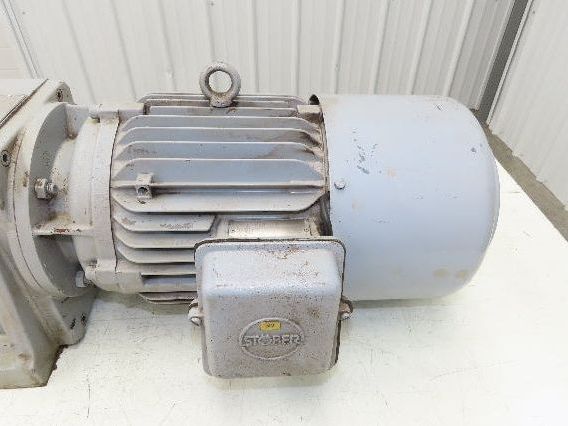 Stober C402N Inline Gear Motor 15.7 Reducer 91 RPM 4Kw 230/400V 3PH 112M w/Brake