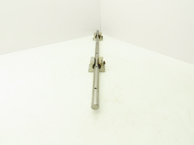 Thompson SPB160PN 2x Linear Pillow Block 1" ID Bearing Assembly 3' Rail