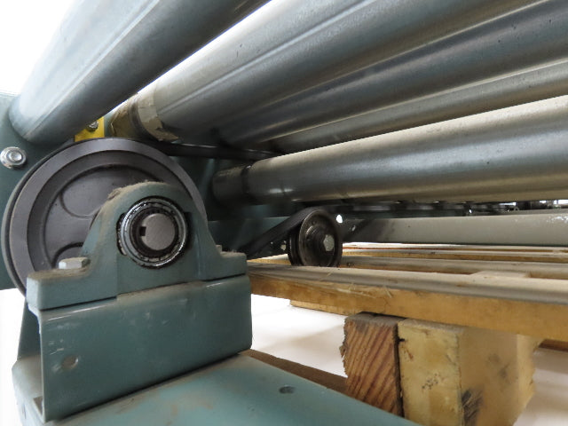 Hytrol 24"x 60" Accumulation Roller Conveyor 21"BF V-Belt End Drive 1Hp 230/460V