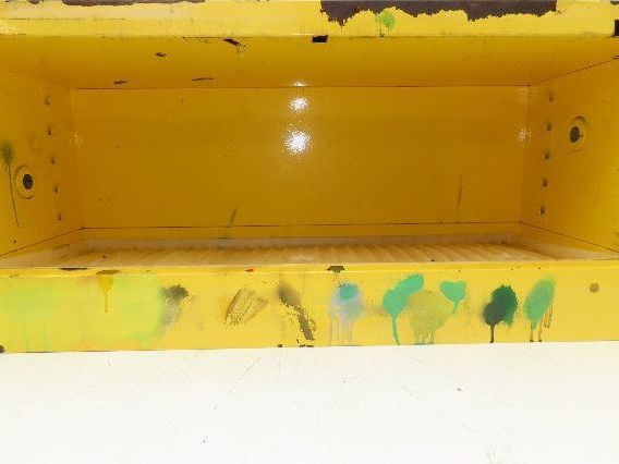 Justrite 25801 Yellow Flammable Safety Cabinet 12 Gallon Liquid Piggyback