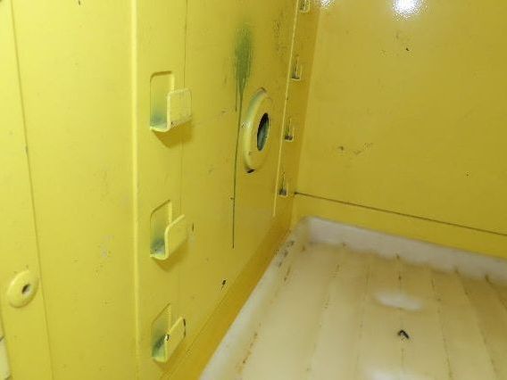 Justrite 25801 Yellow Flammable Safety Cabinet 12 Gallon Liquid Piggyback