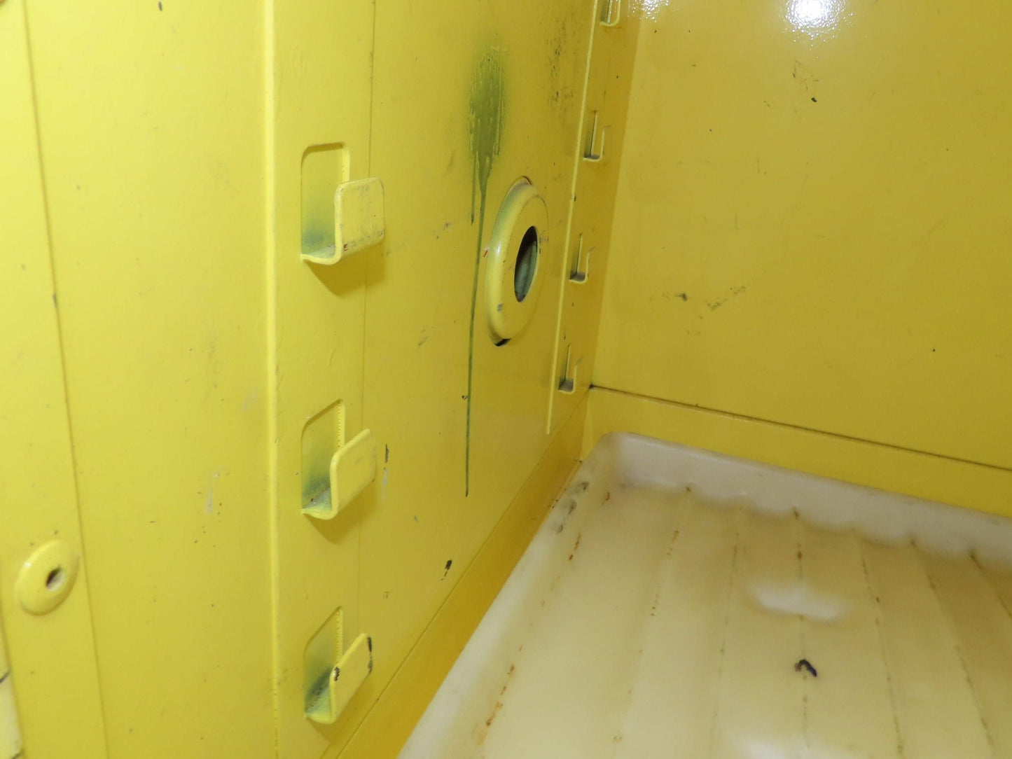 Justrite 25801 Yellow Flammable Safety Cabinet 12 Gallon Liquid Piggyback