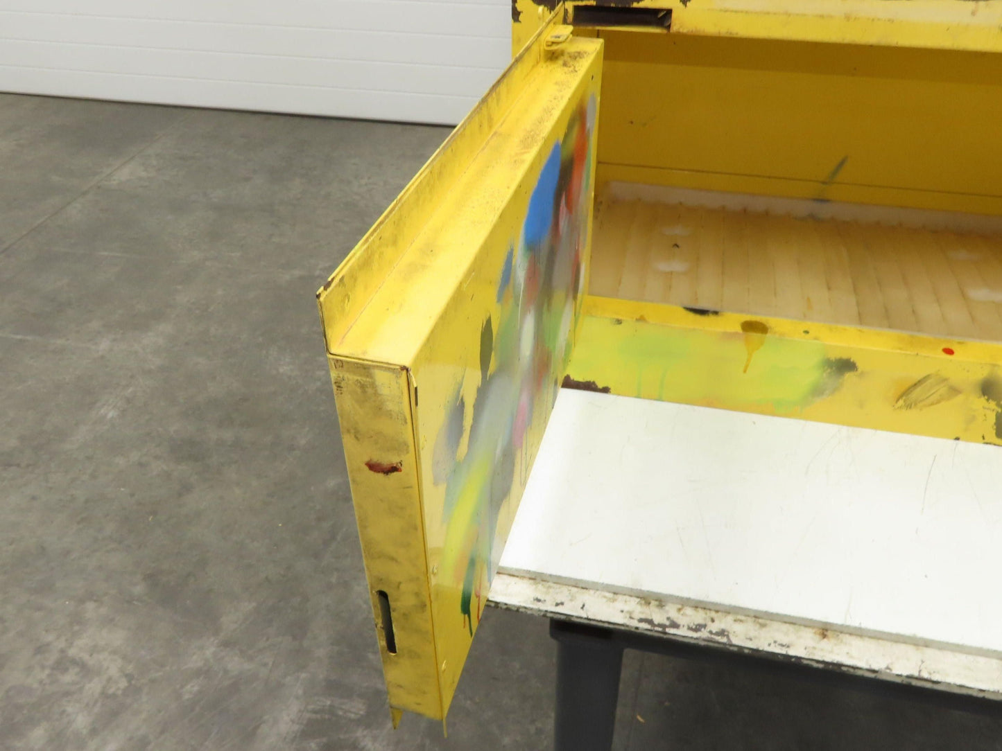 Justrite 25801 Yellow Flammable Safety Cabinet 12 Gallon Liquid Piggyback