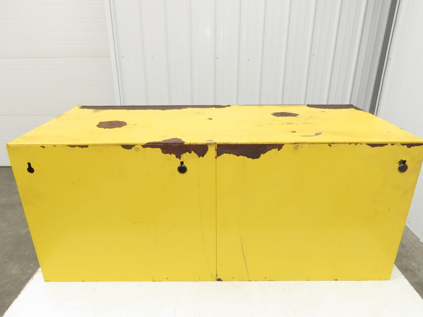 Justrite 25801 Yellow Flammable Safety Cabinet 12 Gallon Liquid Piggyback