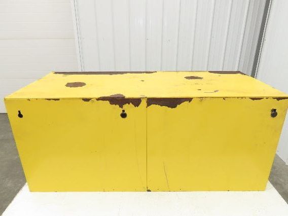 Justrite 25801 Yellow Flammable Safety Cabinet 12 Gallon Liquid Piggyback
