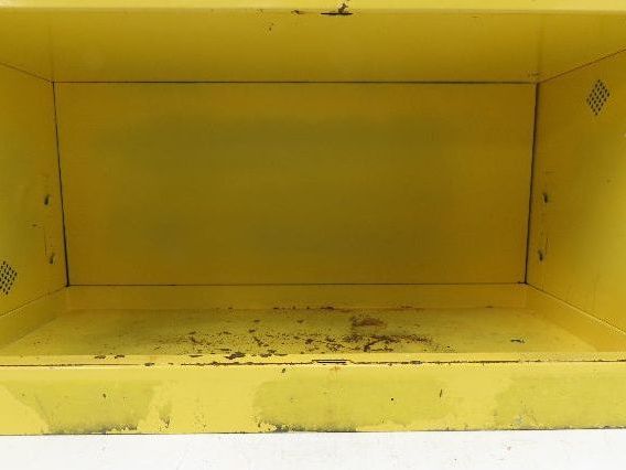 Eagle ADD-15 Yellow Flammable Safety Cabinet 15 Gallon Liquid Piggyback