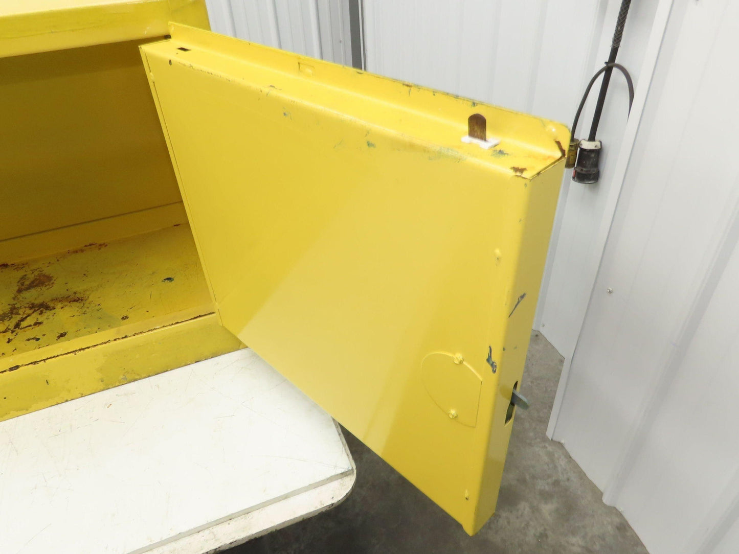 Eagle ADD-15 Yellow Flammable Safety Cabinet 15 Gallon Liquid Piggyback