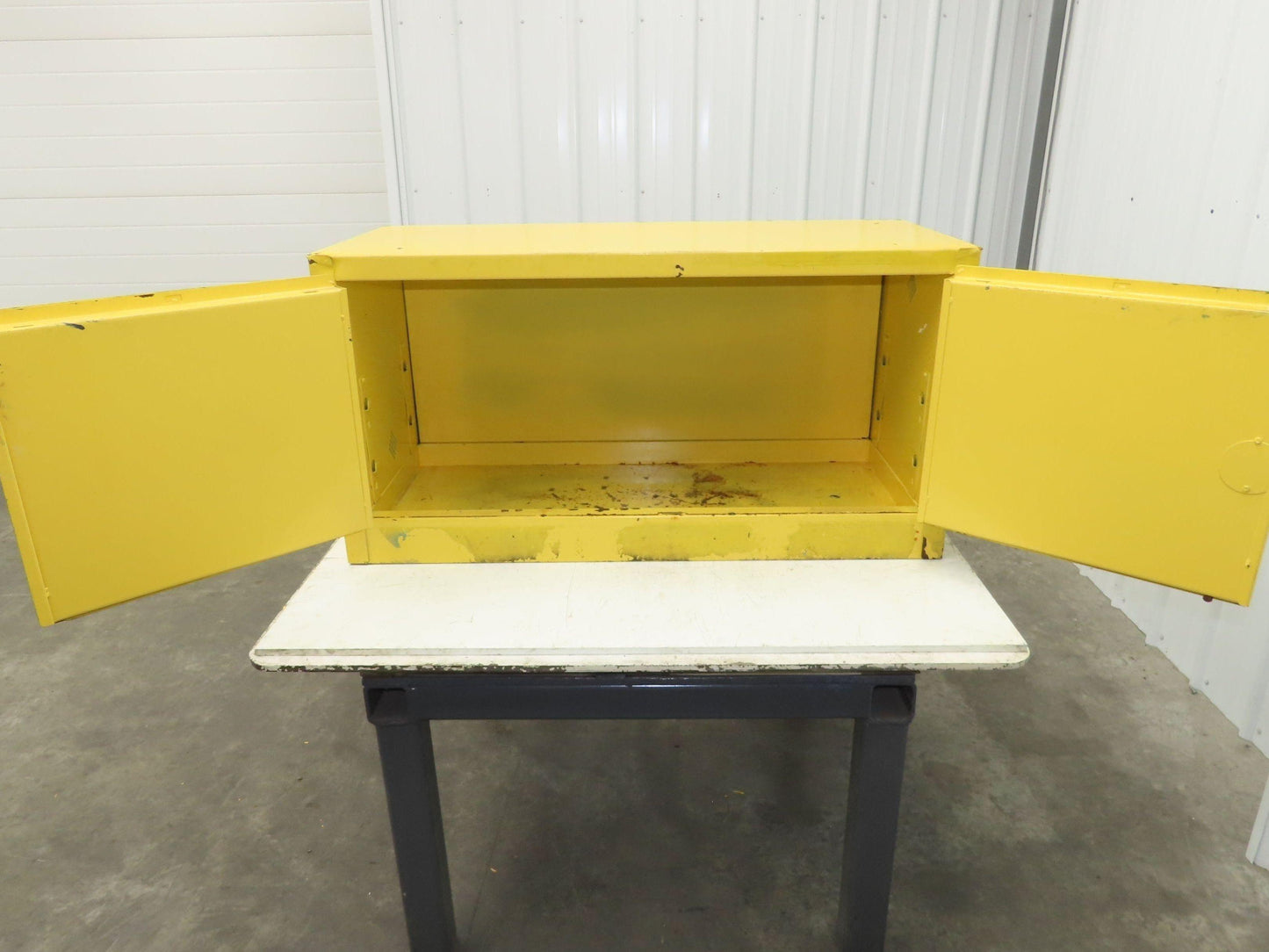 Eagle ADD-15 Yellow Flammable Safety Cabinet 15 Gallon Liquid Piggyback