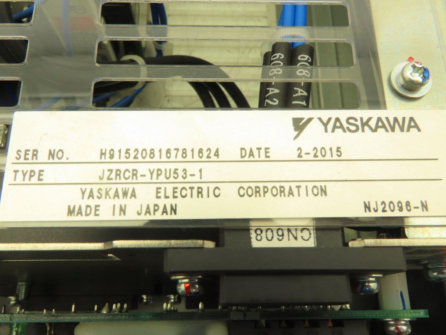 Yaskawa Electric JZRCR-YPU53-1 Power Contactor On/Off Unit Assembly For DX200