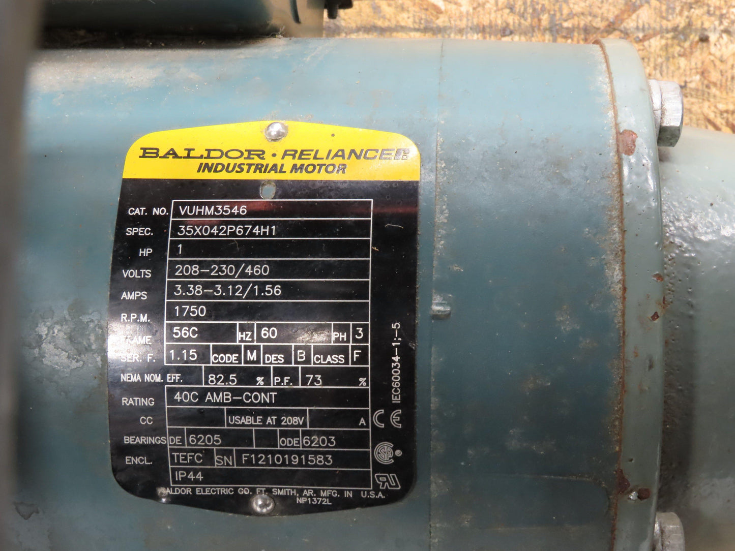 Hytrol 12"x 72" Accumulation Conveyor 1-3/8" Roller 10"BF V-Belt Drive 230/460V