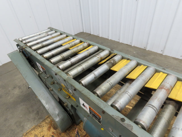 Hytrol 12"x 72" Accumulation Conveyor 1-3/8" Roller 10"BF V-Belt Drive 230/460V