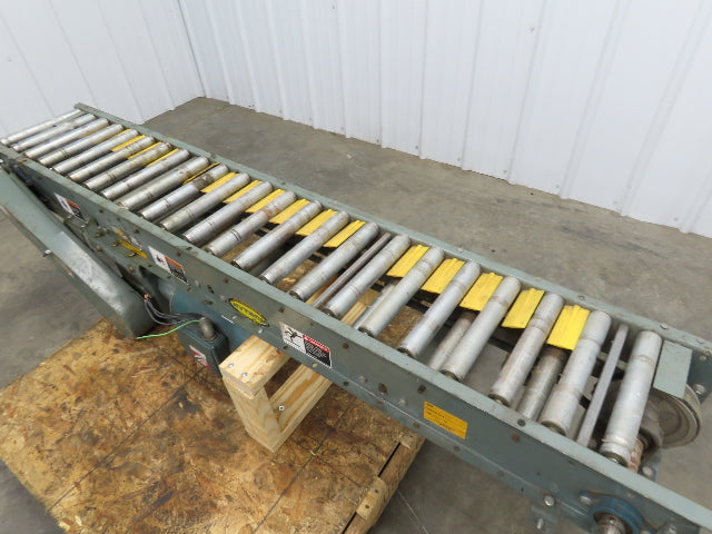 Hytrol 12"x 72" Accumulation Conveyor 1-3/8" Roller 10"BF V-Belt Drive 230/460V
