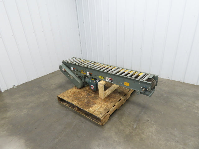 Hytrol 12"x 72" Accumulation Conveyor 1-3/8" Roller 10"BF V-Belt Drive 230/460V