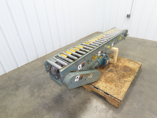 Hytrol 12"x 72" Accumulation Conveyor 1-3/8" Roller 10"BF V-Belt Drive 230/460V