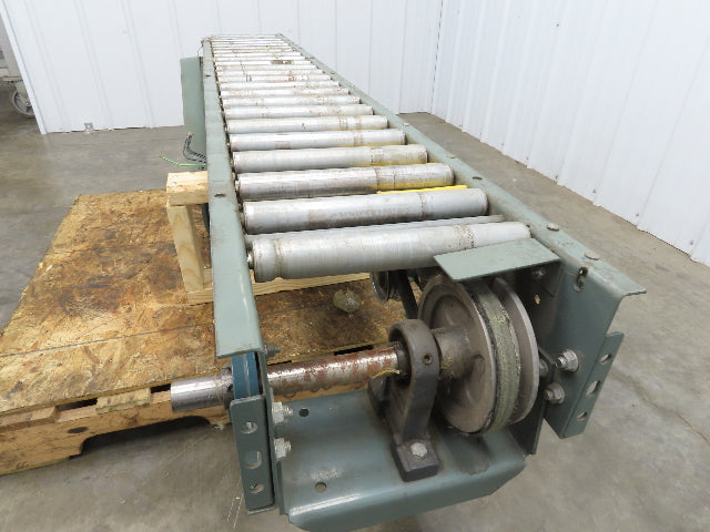 Hytrol 12"x 72" Accumulation Conveyor 1-3/8" Roller 10"BF V-Belt Drive 230/460V